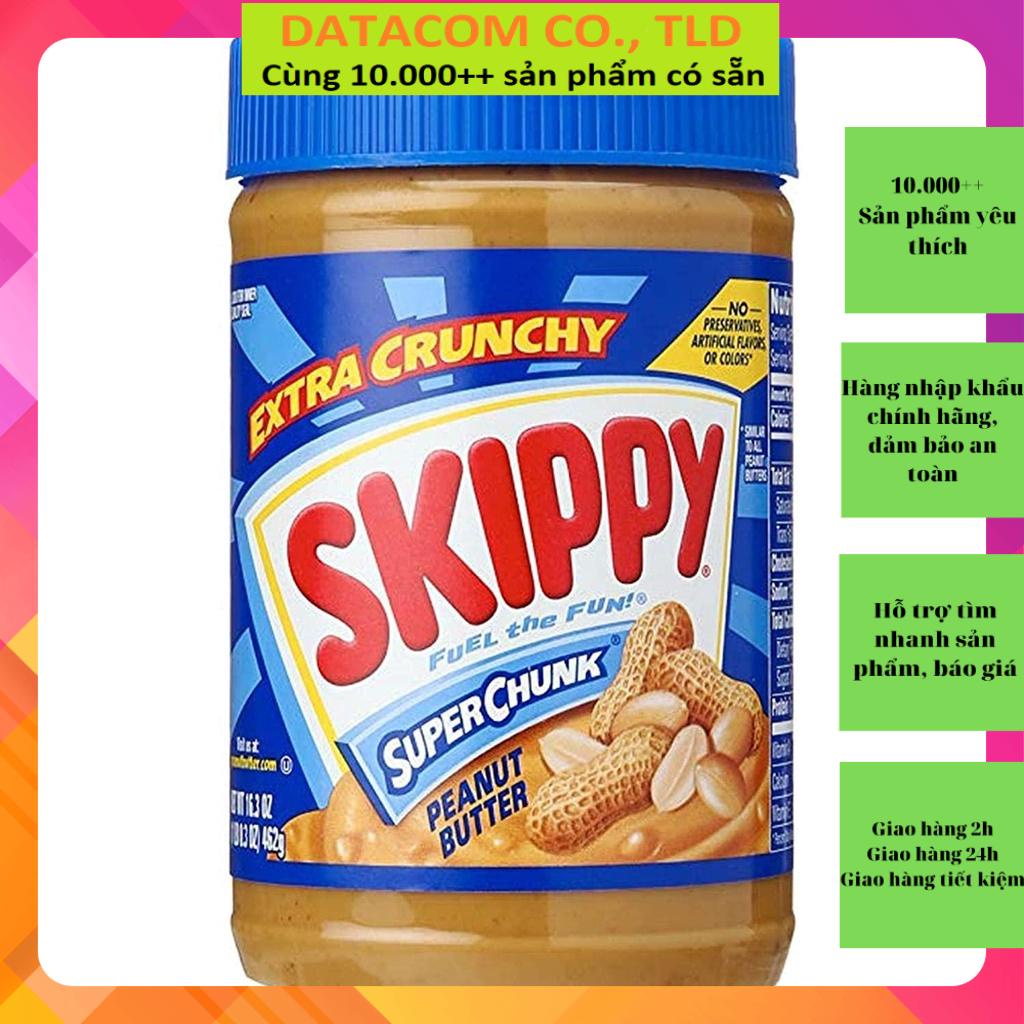 ​Bơ đậu phộng hiệu Skippy Super Chunk Peanut Butter 462g