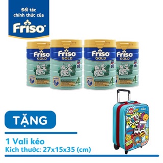Combo 4 hộp Sữa Friso Gold số 4 900g 2-4 TUỔI