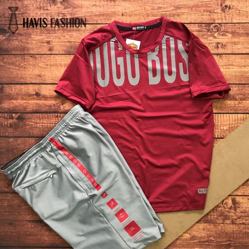 [Free Ship 40k] Set đồ bộ quần áo thể thao nam phối cổ tròn nam tính ( đồ tập gym, chạy bộ, cầu lông ) SDBSTD005 | BigBuy360 - bigbuy360.vn