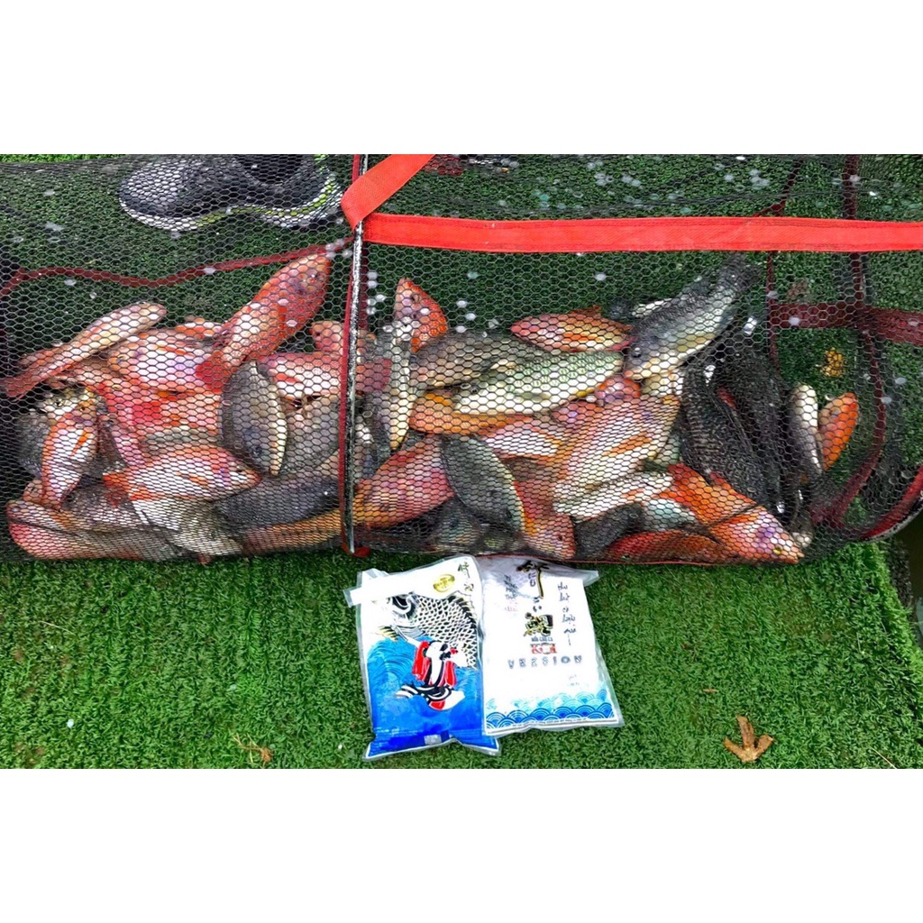 Mồi câu RÔ PHI NTN siêu nhạy - SET 3 gói Tôm+Gan+Bột tôm