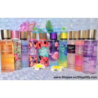 {Chính hãng Mỹ, Mẫu mới, Có bill} Xịt Thơm Nước Hoa Toàn Thân VICTORIA SECRET BODY MIST 250ml