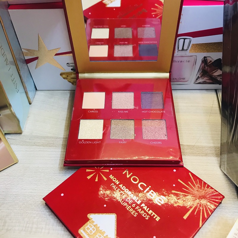 Phấn Mắt Nocibe 6 Tone Màu Nhẹ Nhàng Và Ánh Nhũ