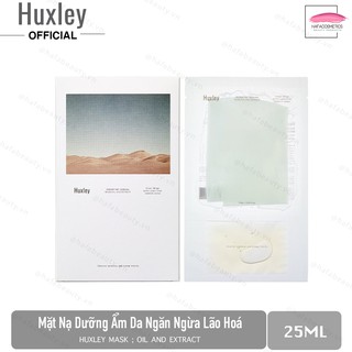 Mặt Nạ Cấp Ẩm, Chống Lão Hóa Chiết Xuất Xương Rồng Huxley Mask Oil And Extract