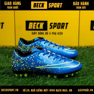 Giày Bóng Đá Mercurial Xanh Biển AG