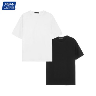 Áo Thun Nam Tay Lỡ Form Rộng URBAN OUTFITS Cổ Tròn Unisex Big Size 100kg Trơn 100% Cotton URBAN OUTFIT ATO01