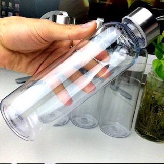 Bình thuỷ tinh detox 500ml bình nước có dây