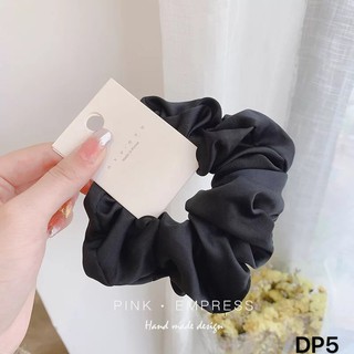 Dây buộc tóc Scrunchie Jennie style màu pastel