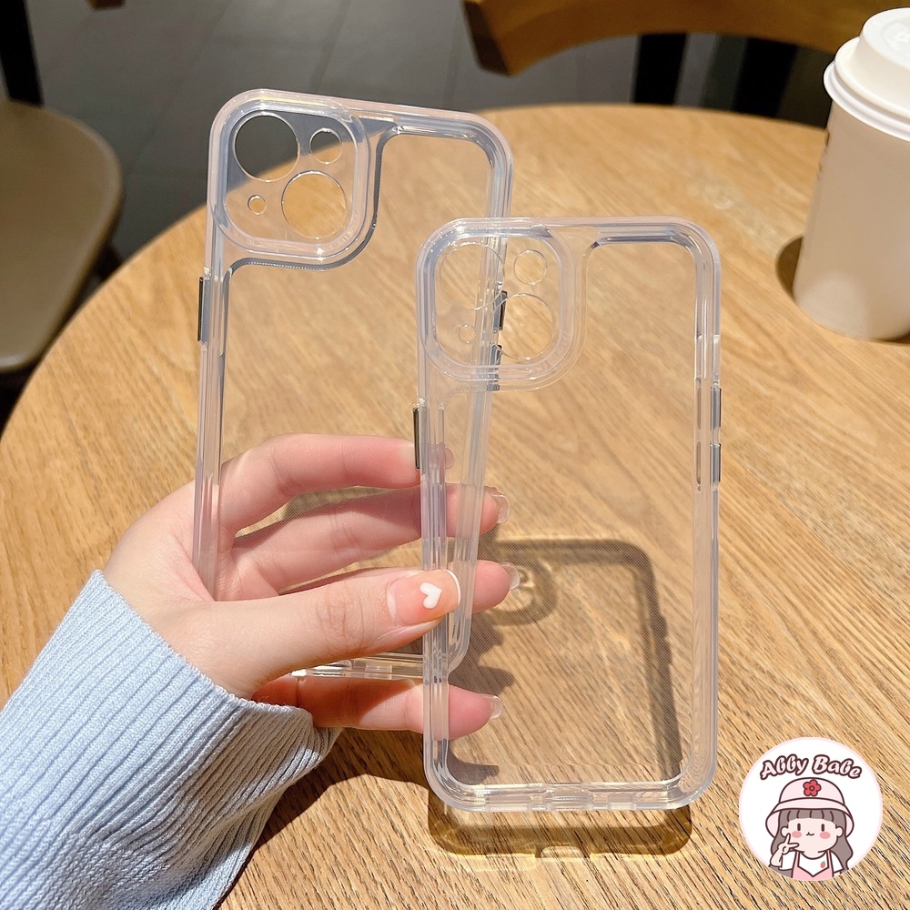 Ốp Điện Thoại TPU Mềm Trong Suốt Đơn Giản Chống Sốc Chống Trượt Cho IPhone 14 Pro Max 11 7Plus 13 12 11 Pro Max X XS XR