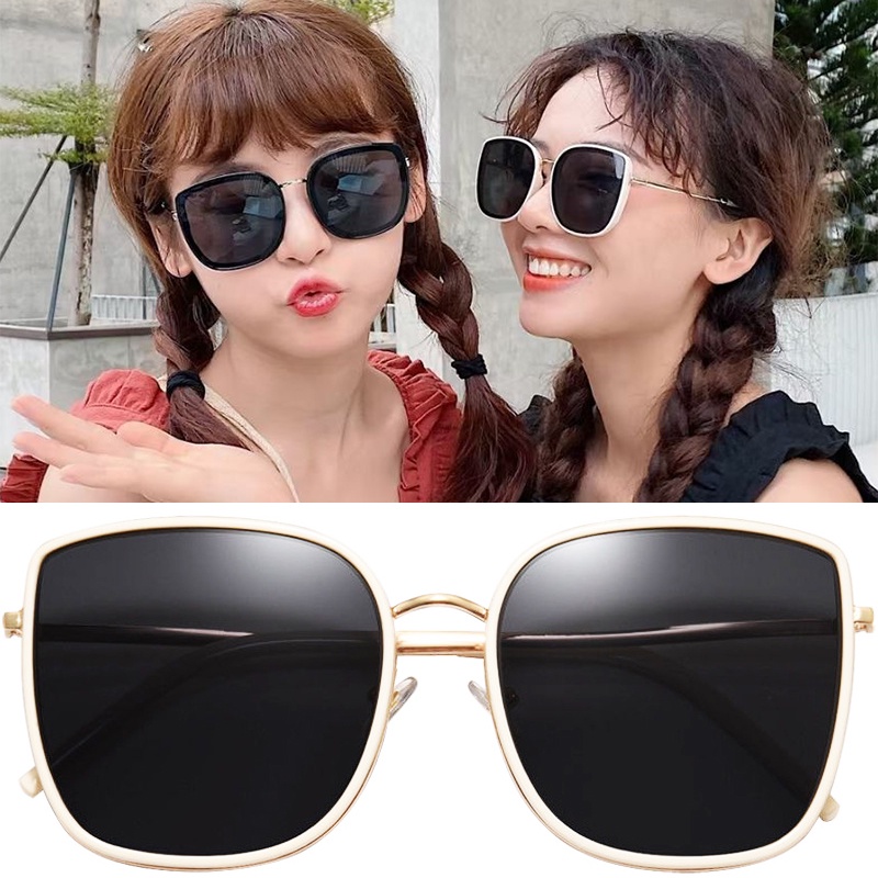 Kính Mát Gọng Vuông Chống Tia UV Thời Trang Dành Cho Nữ