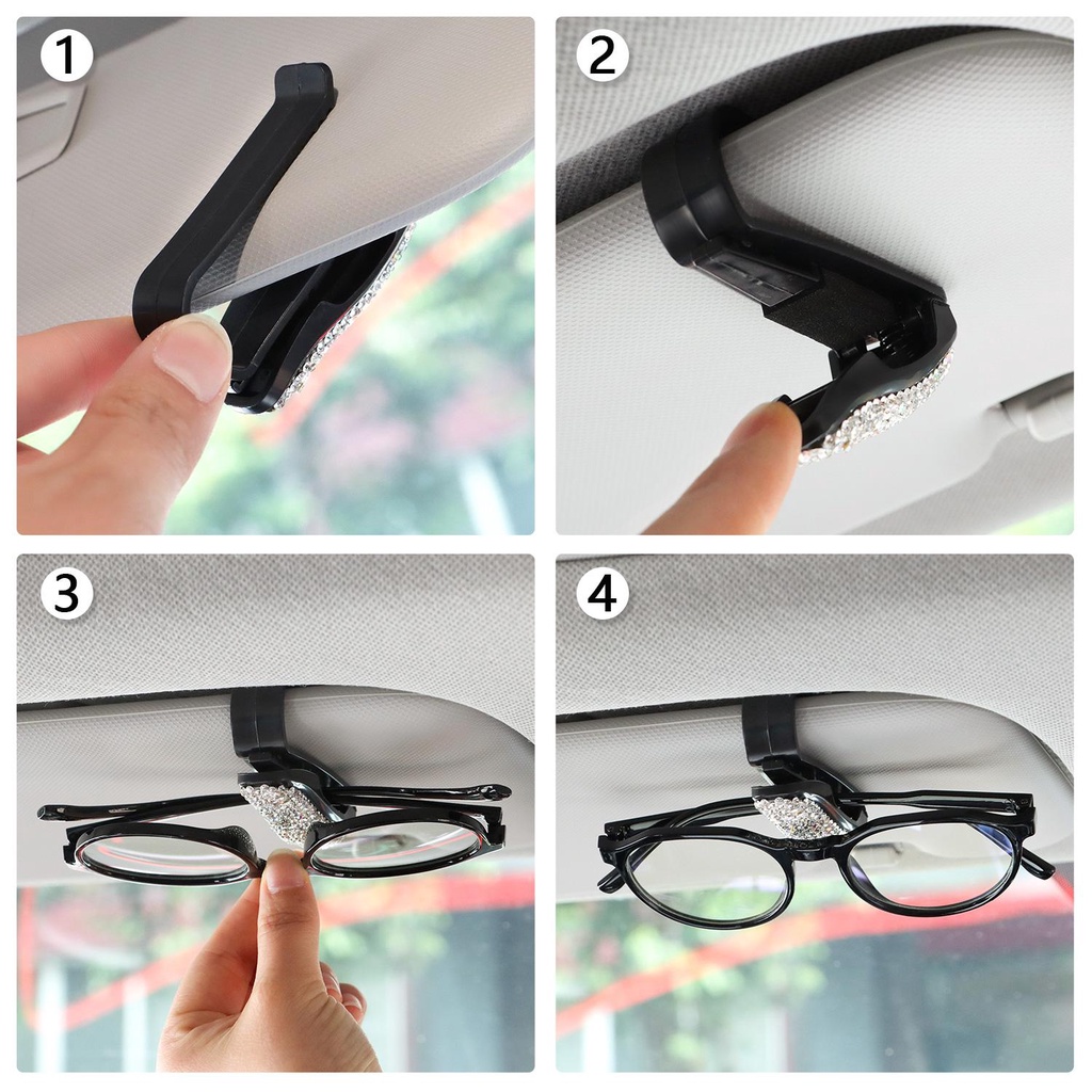 1 Móc Treo Mắt Kính Gắn Tấm Che Nắng Xe Hơi