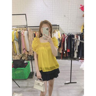 Áo cộc tay bánh bèo