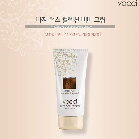 BB VACCI-KEM PHẤN TRANG ĐIỂM CAO CẤP BB CREAM DẠNG TUÝP - SPF50+ PA++