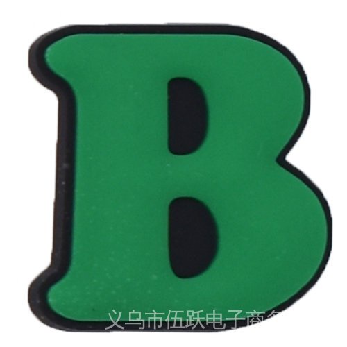 1PC STICKER  charm LETTER GẮN DÉP cross DÉP SỤC, DÉP CÁ SẤU sandal-AA43