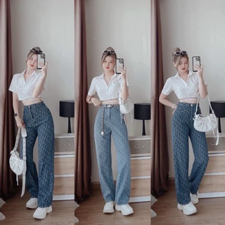 Áo sơ mi croptop dây chéo eo(UN.G.A15)