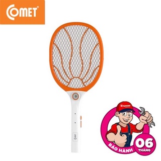 vợt muỗi Comet CP-043 điện thế mạnh, có dây nguồn sạc dài 50cm- Màu cam