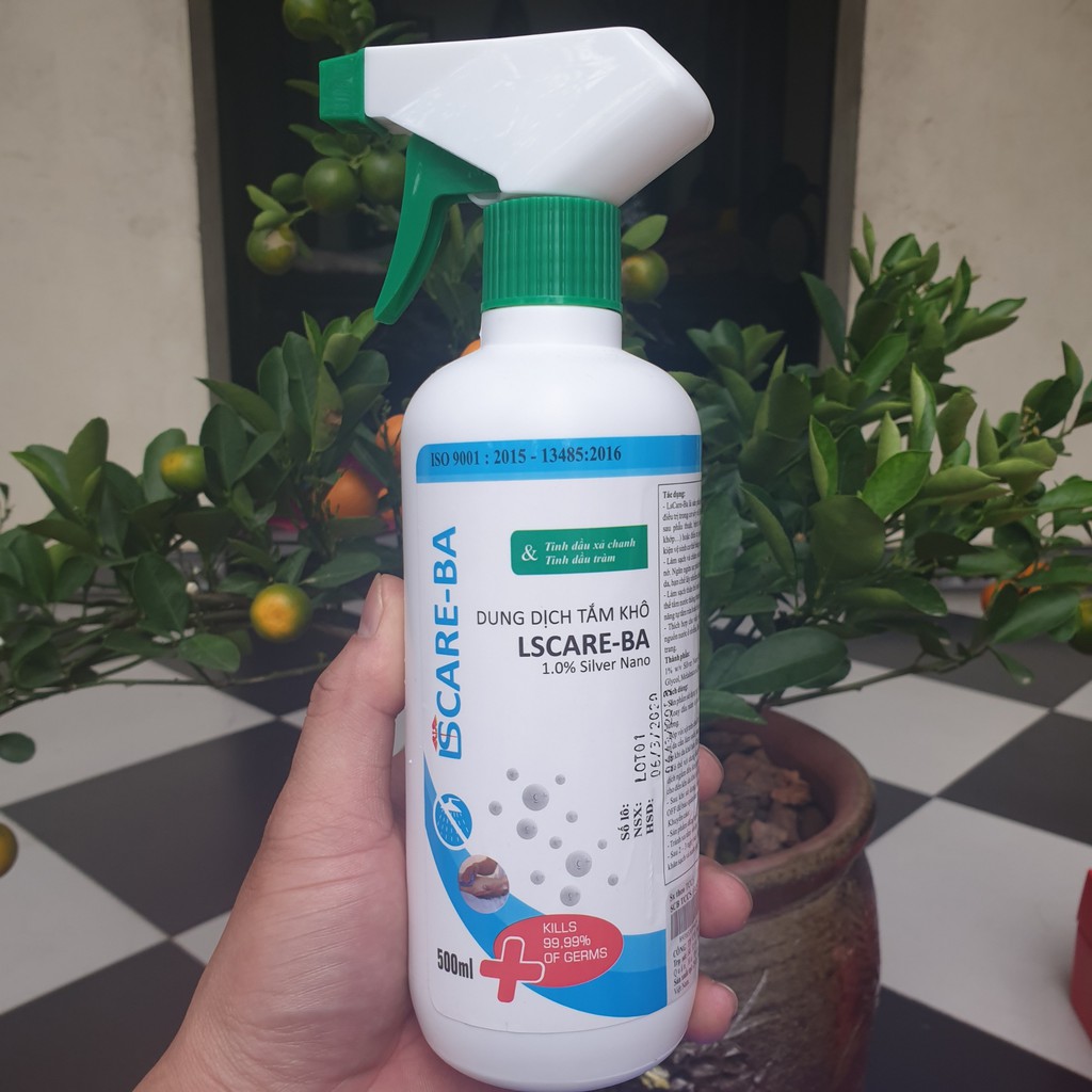 Dung Dịch Gội Khô / Tắm Khô Lscare – Ba Chai 500ml