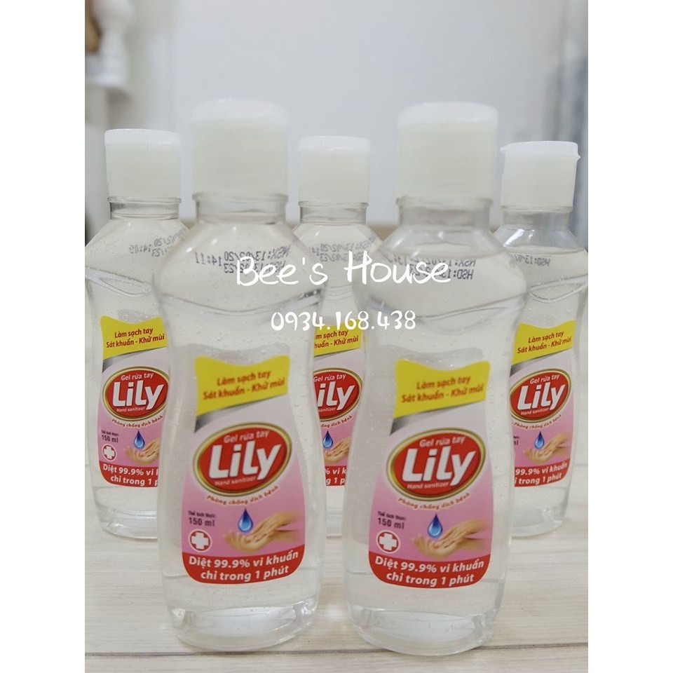 Gel rửa tay khô diệt khuẩn Lily