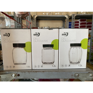 Hủ Thủy Dày Nắp Nhựa 1.2L (3 Kiểu Lựa Chọn) DELI-HMFG56S/57S/58S