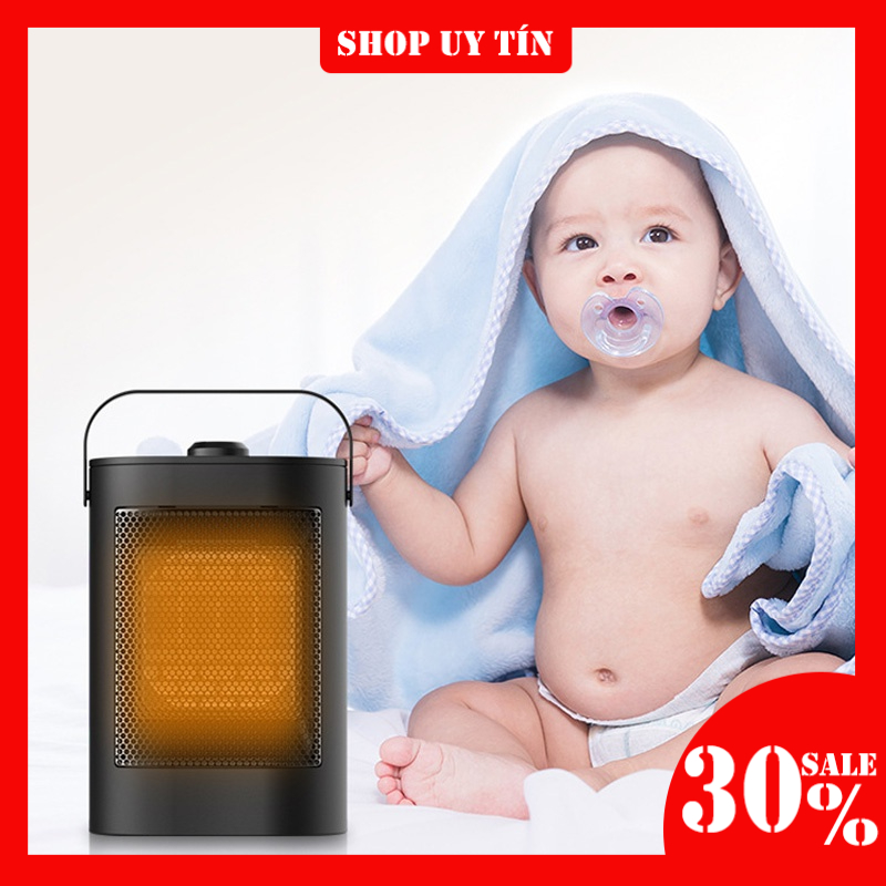 Máy sưởi mini ấm phòng ngủ HQ-YND-900D NPR68, quạt sưởi ấm cho bé 3 chế độ, quạt sưởi mini để bàn nhỏ gọn