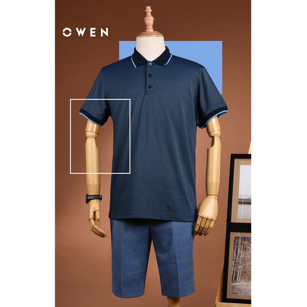 NEW 10.10 SALE Sale . OWEN - Áo Polo nam ngắn tay Owen màu đen 20169 - Áo thun có cổ nam Cực Đẹp .1 . Đẹp . ✔️ . . ! :