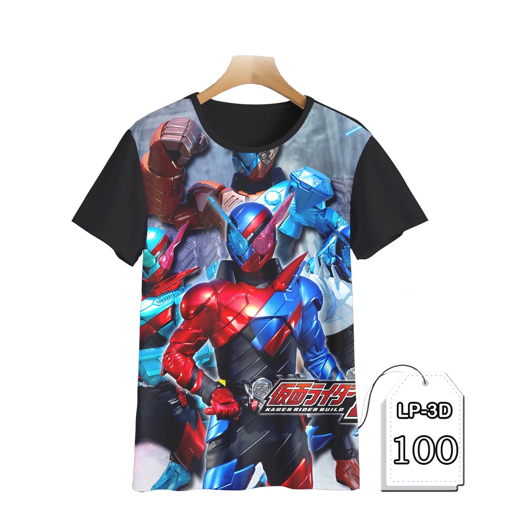 Áo Thun In Hình Siêu Anh Hùng Kamen Rider 3D LP3D-100 Cho Bé