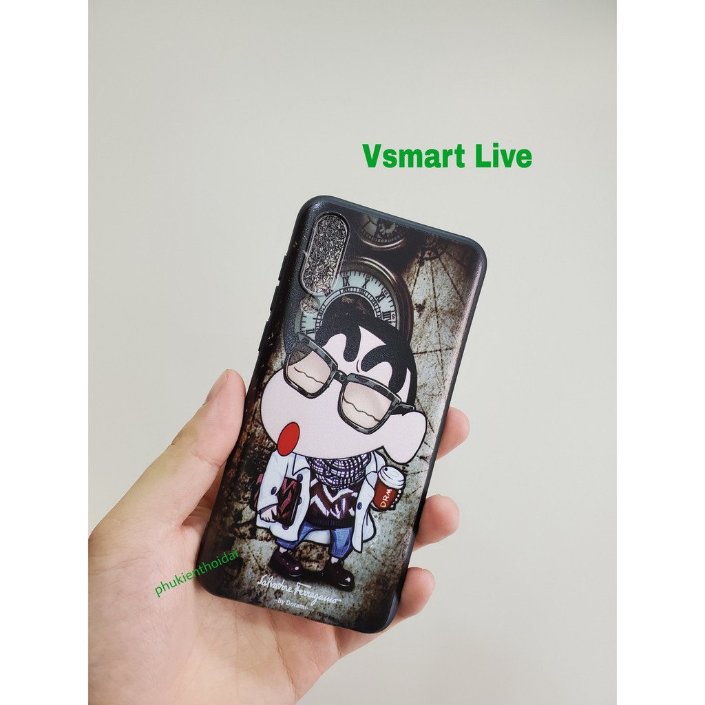 Ốp lưng in 3D cho Vsmart Live FREESHIP Từ 50k dẻo Tpu cao cấp chất đẹp