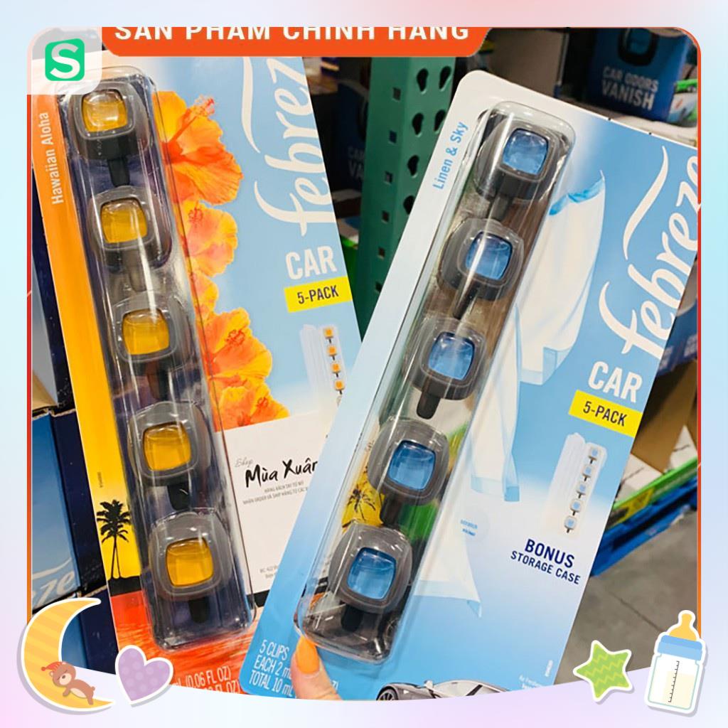 Nước Hoa Ô Tô Febreze Cao Cấp Kẹp Cửa Gió Điều Hòa Xe Hơi Febreze Car Vent Air Freshener