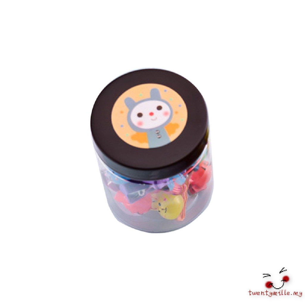 JELLY BUNNY Dây Cột Tóc Bằng Nhựa Acrylic Hình Thỏ Dễ Thương Cho Bé Gái