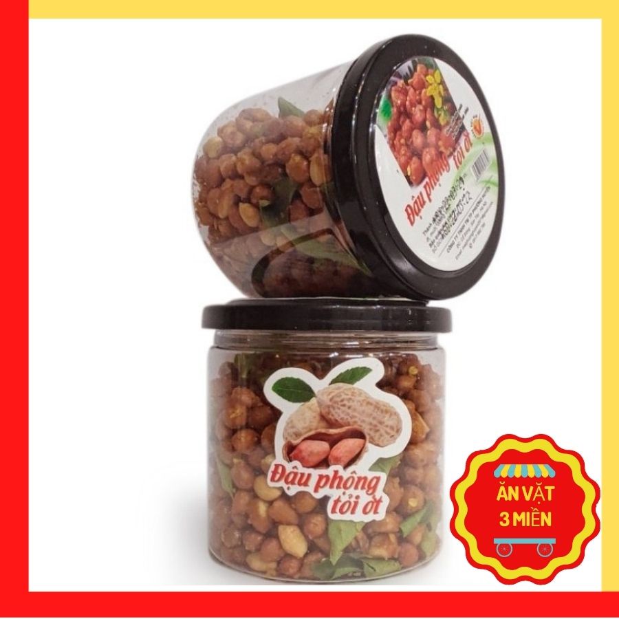 Đậu Phộng Tỏi Ớt, Phương Huyền Food, Lạc Rang Tỏi Ớt 230g Giòn Ngon Ăn Mãi Không Chán