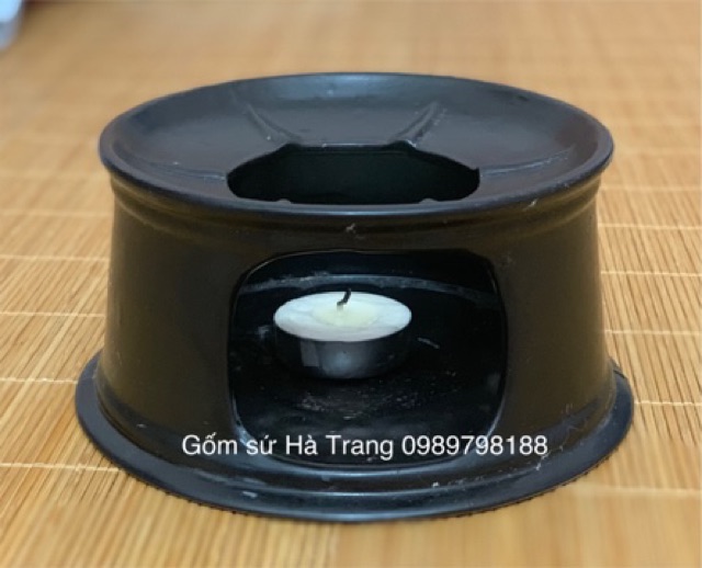 Bếp hâm nóng đồ ăn gốm sứ Bát Tràng cao cấp