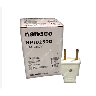 Mua Phích cắm điện (Phích đực )và Phích cái ( phích nối âm) Nanoco   Phích cắm siêu chịu tải 3000W- Hàng chính hãng