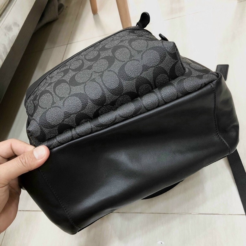 SẴN - BALO NAM COACH DA CANVA F72482