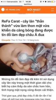 Cây lăn mặt massage 3D