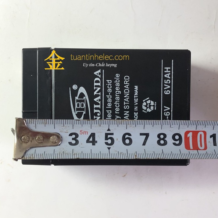 Bình ắc quy các loại Honjianda 6v- 5Ah, PA 6-4.5 Ah.... cho quạt sạc, quạt tích hợp.# phụ tùng thay thế