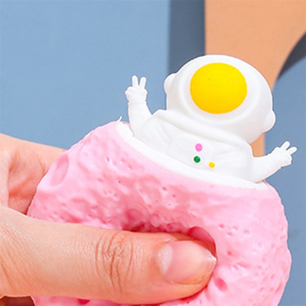 Đồ Chơi Nắn Bóp Đàn Hồi Giảm Stress Hình Cốc Phi Hành Gia