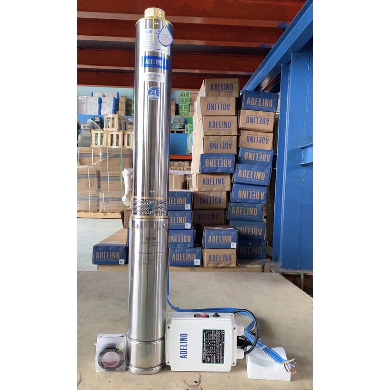 Bơm hỏa tiễn 1pha 1.5KW-2HP có tụ đề 4SAm4/18 - Bơm hỏa tiễn ADELINO  của Đức