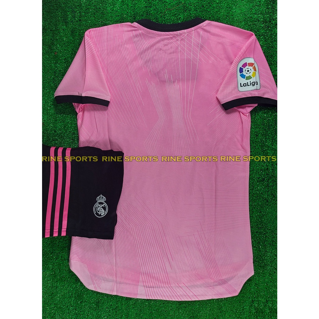 Bộ áo bóng đá Real ( Real madrid ) hồng Super hàng thailand 2022-2023 Giống thi đấu