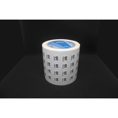 TEM QA/QC PASSED - 1 CUỘN 5000 tem - Tem kiểm soát chất lượng nhiều màu -