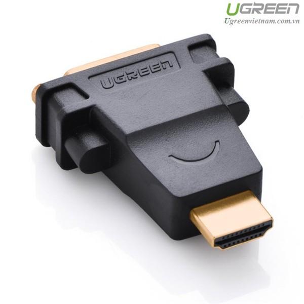 Cục Chuyển Đổi DVI ( 24+ 5) To HDMI M Adapter - Chính Hãng Ugreen 20123