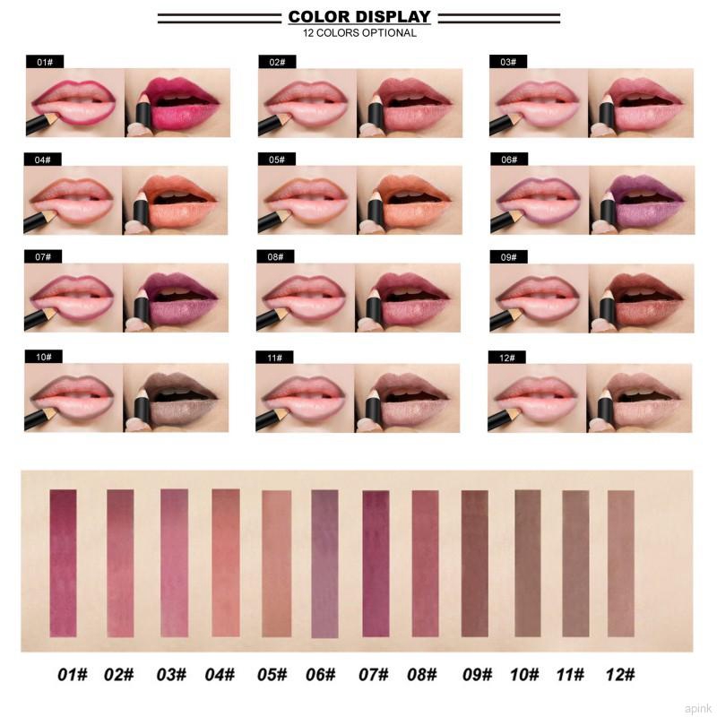 Bút kẻ viền môi lâu trôi không thấm nước tiện dụng