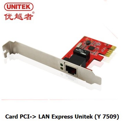 Card PCI-> LAN Express Unitek (Y 7509)