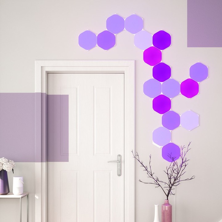 Đèn LED RGB lắp ghép thông minh Nanoleaf Shapes Lục Giác 3 ô đèn
