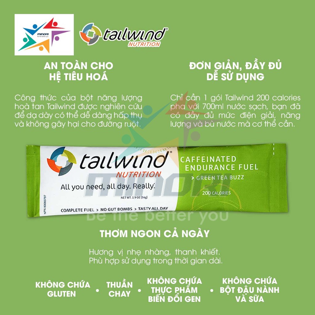 Bộ Dinh Dưỡng Bổ Sung Điện Giải TailWind Endurance - 2 Serving