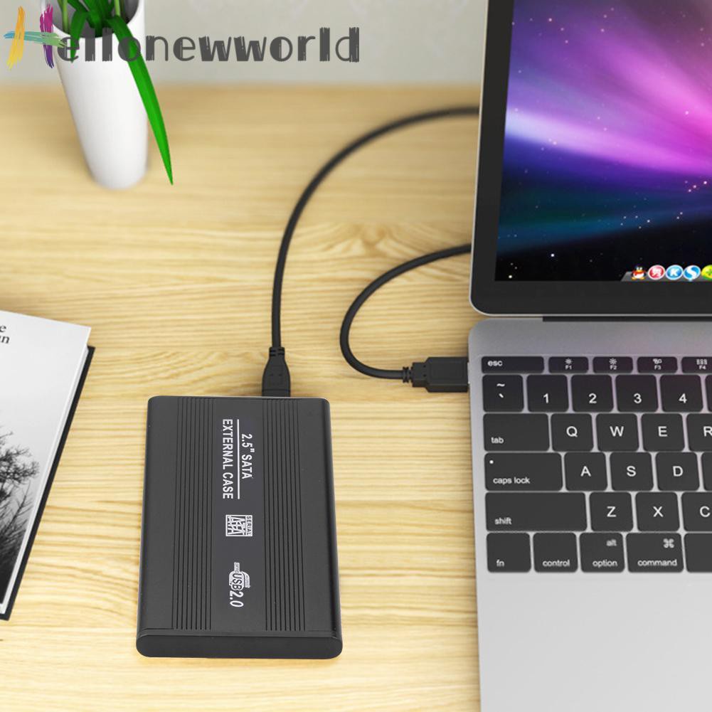 Hộp Đựng Ổ Cứng Sata Usb 2.0 2.5 Inch Bằng Hợp Kim Nhôm | BigBuy360 - bigbuy360.vn