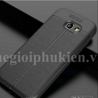 Ốp lưng dẻo vân da auto focus cho samsung a7 2017/a720