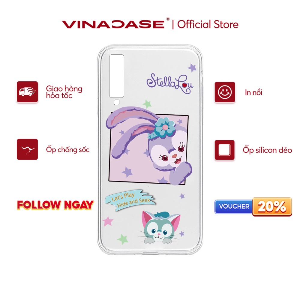 Ốp lưng Vina Case Samsung S7 Edge/S8+/Note 8/....dẻo trong in hình Gấu Duffy