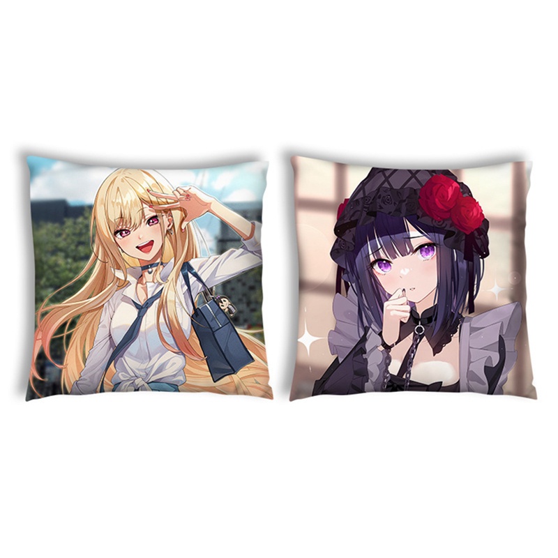 Vỏ Gối Vuông In Hình Nhân Vật Hoạt Hình Anime Độc Đáo