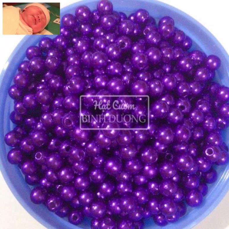100g hạt trai nhựa trang trí oản,trang trí hoa,làm đồ hanmade siêu đẹp