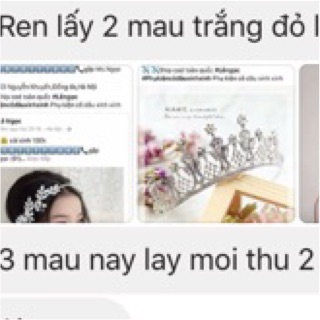 Combo cài tóc cô dâu