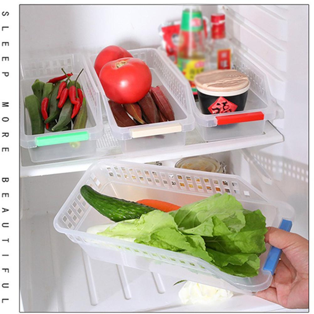 Refrigerator Organizer Basket Fridge Fresh Container Accessories Storage Fridge Kitchen Storage I8D3